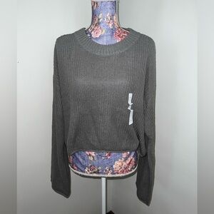 🛍️ Wild Fable Gray Crop Top Sweater